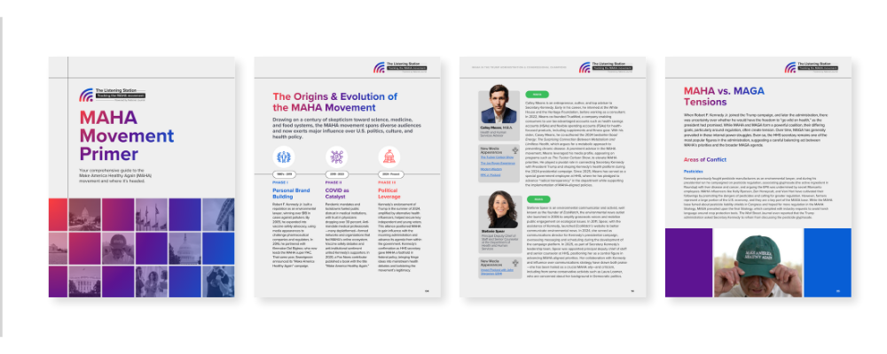 The Listening Station: Tracking the MAHA movement